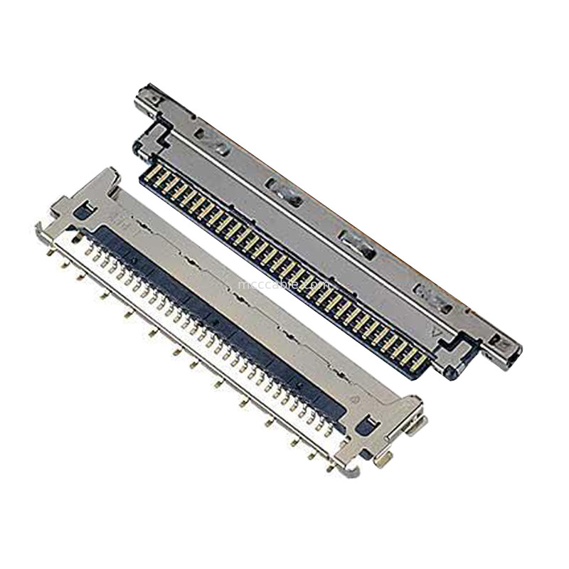 VS II 20846-020T 030T 040T 0.5 मिमी पिच, क्षैतिज संभोग प्रकार के माइक्रो-कोएक्सियल कनेक्टर