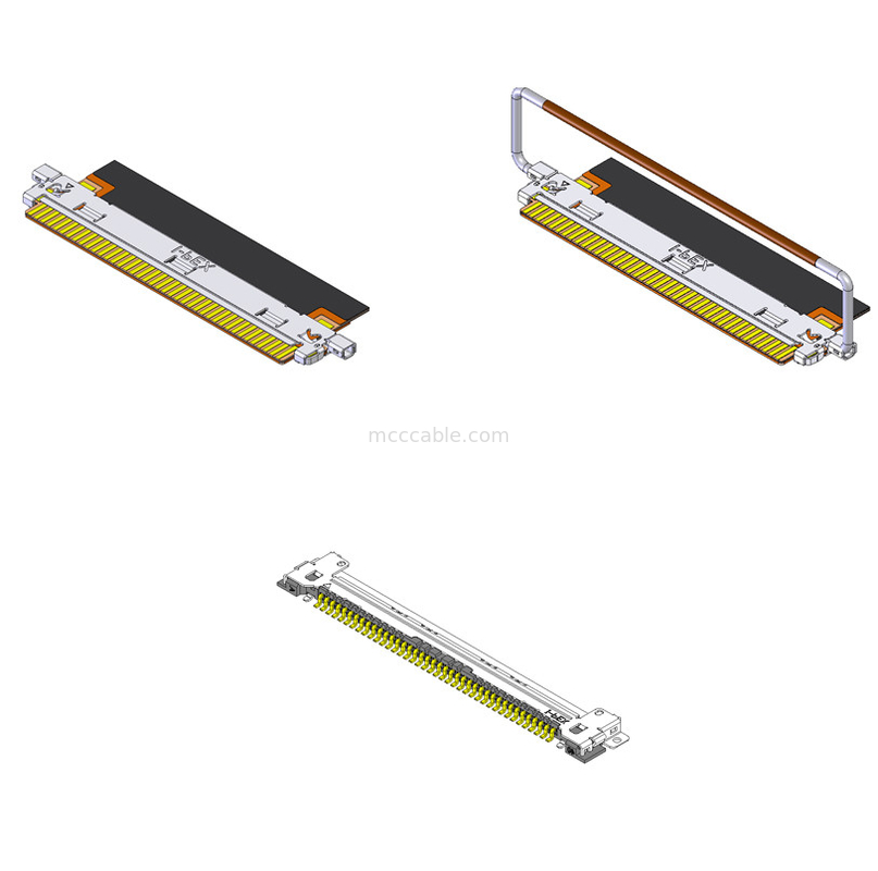 Lvds केबल केबल-VSF 20645-040T-01 40P 0.5 मिमी पिच के लिए तरल क्रिस्टल डिस्प्ले कनेक्शन