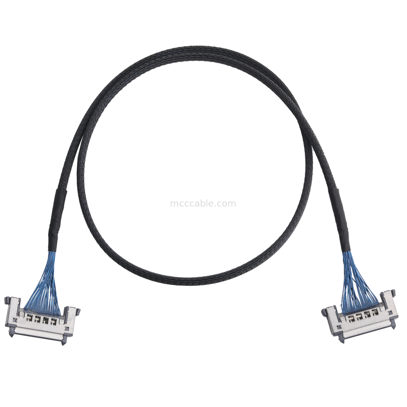 JAE FI-RE31CL से FI RE31CL LCD Lvds केबल कस्टमाइज्ड केबल असेंबली 0.3mm पिच मोलेक्स वायर हार्नेस