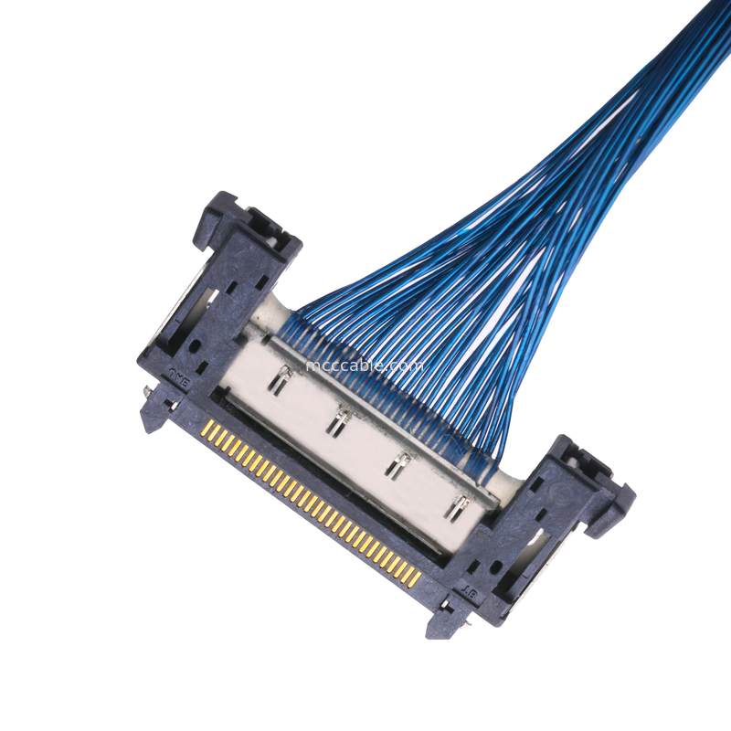 JAE FI-RE31CL से FI RE31CL LCD Lvds केबल कस्टमाइज्ड केबल असेंबली 0.3mm पिच मोलेक्स वायर हार्नेस