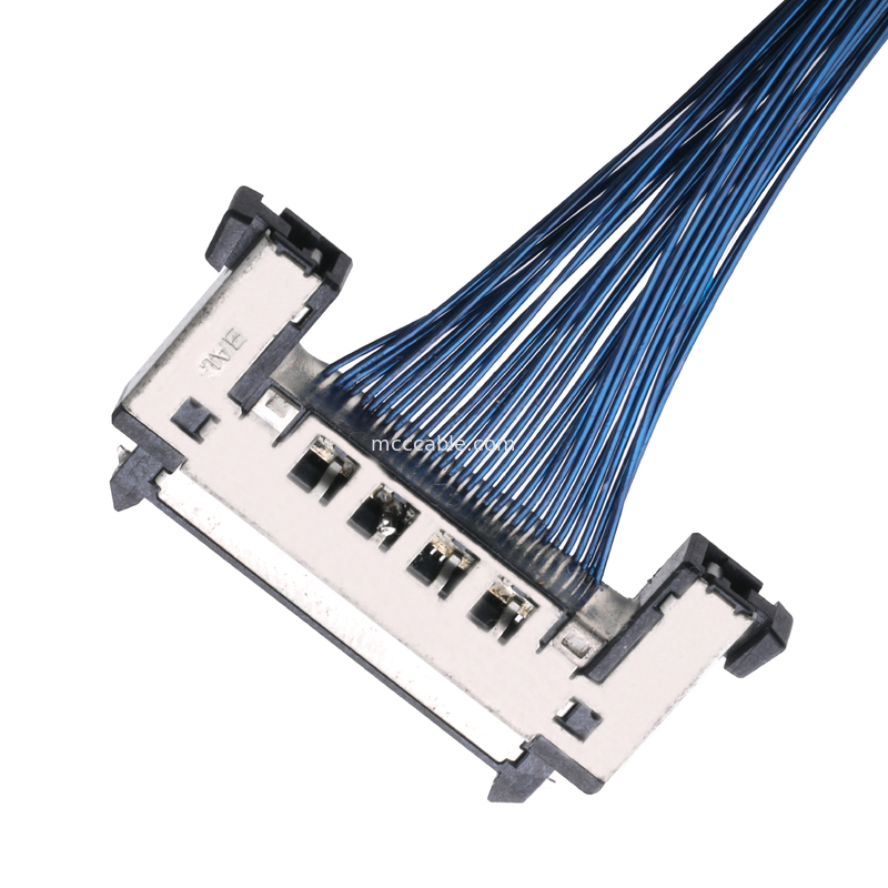 JAE FI-RE31CL से FI RE31CL LCD Lvds केबल कस्टमाइज्ड केबल असेंबली 0.3mm पिच मोलेक्स वायर हार्नेस