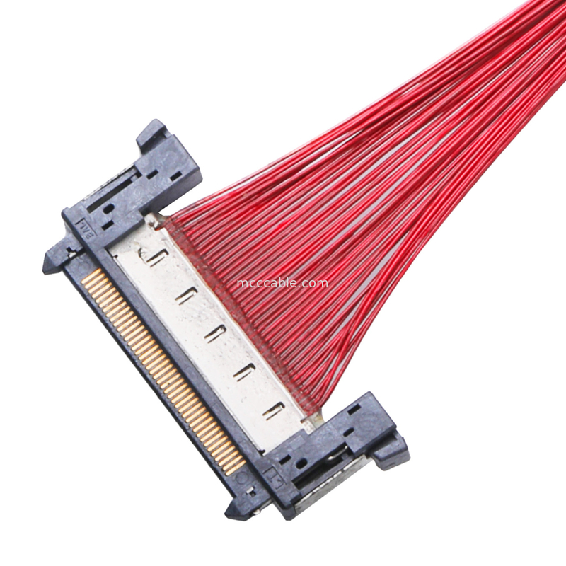 LCD Lvds केबल असेंबली JAE FI-RE41CL से FI RE41CL 0.3mm पिच मोलेक्स वायर हार्नेस