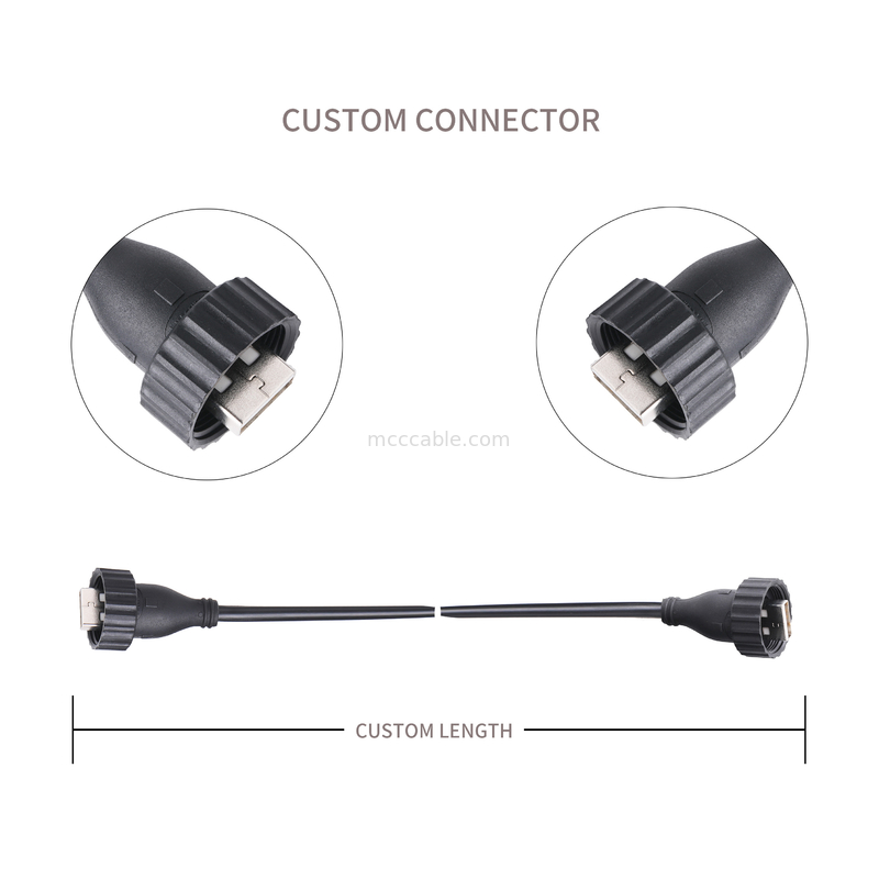 USB2.0 एक प्रकार पुरुष प्रकार A से USB2.0 पुरुष प्रकार एक कनेक्टर केबल औद्योगिक