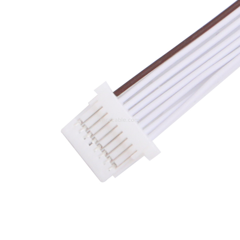 0.80mm 8 पिन PVC LVDS केबल असेंबली वायर हार्नेस JST SHR-08V-S-B