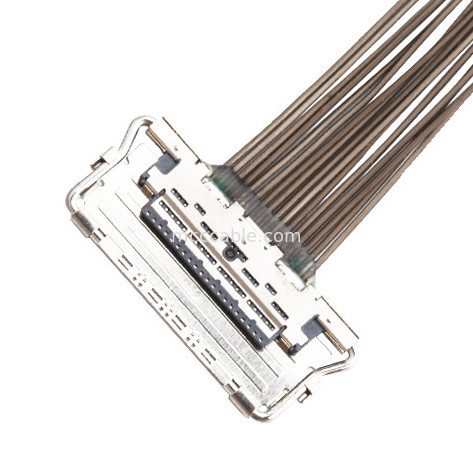 0.4 मिमी पिच LVDS EDP केबल  20679-20p माइक्रो समाक्षीय lvds डिस्प्ले कनेक्टर