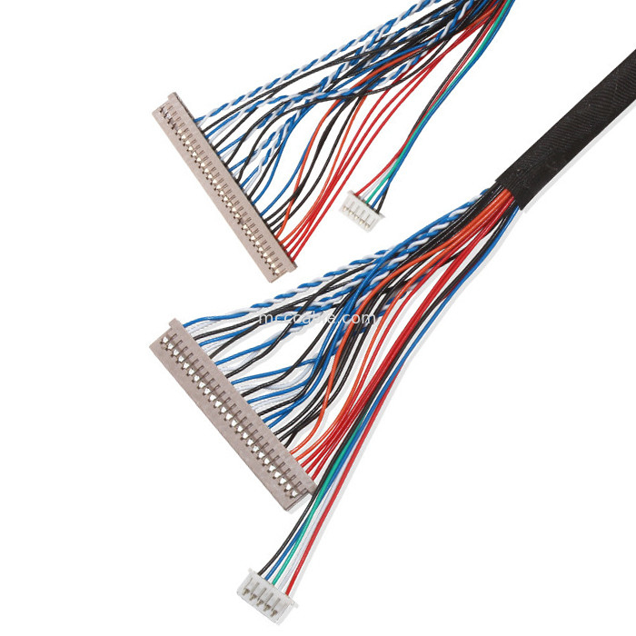लैपटॉप lvds डिस्प्ले कनेक्टर के लिए 250V 20 पिन Lvds केबल  Df14 से Df14