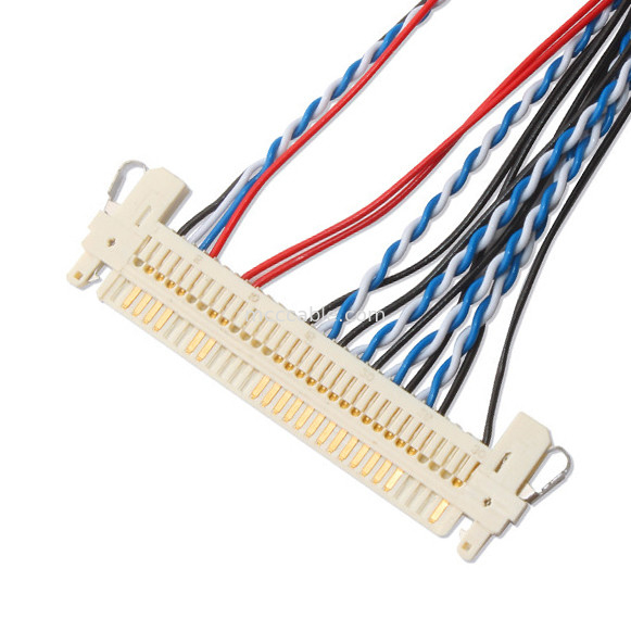 30 पिन Lvds केबल, 30 पिन एलसीडी पैनल Fi X30HL B से DF19 20S Lvds केबल