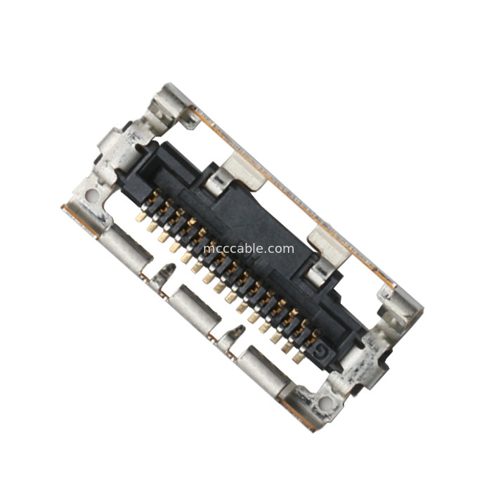 15 पिन एचआरएस एलवीडीएस ईडीपी DF36A-15S-0.4V माइक्रो कोएक्सियल केबल असेंबली कनेक्टर