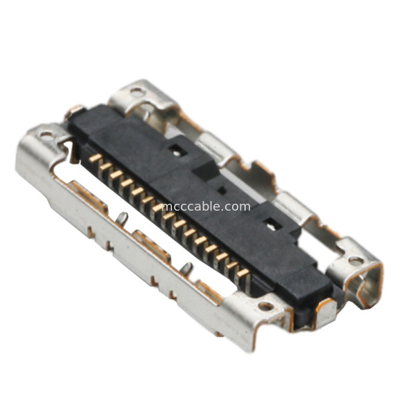 15 पिन एचआरएस एलवीडीएस ईडीपी DF36A-15S-0.4V माइक्रो कोएक्सियल केबल असेंबली कनेक्टर