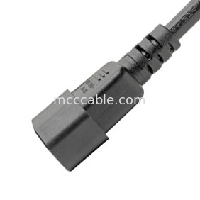 कनेक्टर एडाप्टर C14 से C5 पावर एडाप्टर कॉर्ड 7a 250v 18 Awg