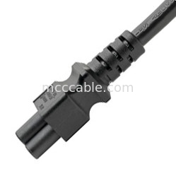 कनेक्टर एडाप्टर C14 से C5 पावर एडाप्टर कॉर्ड 7a 250v 18 Awg