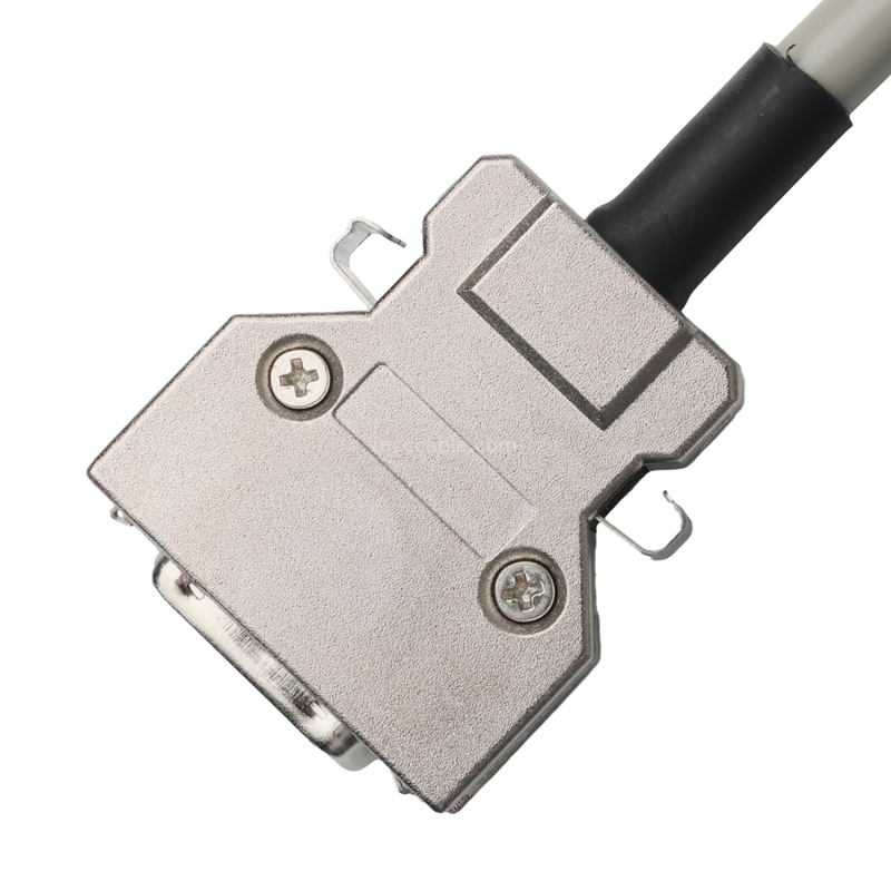 एचडी डी-सब एमडीआर प्लग कनेक्टर केबल 14p*28 Awg Od 7.0mm बेज पीवीसी जैक