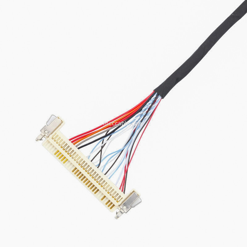 ACES 50204-040-11 JAE FI-X30HL JST SPH-002T-P0.5S LCD LVDS केबल