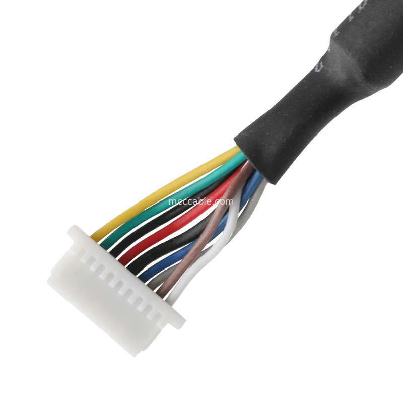 IP67 वाटरप्रूफ कनेक्टर M16 महिला से SH1.0 9P UL 2464 28AWG*4PR+AEB केबल ROHS