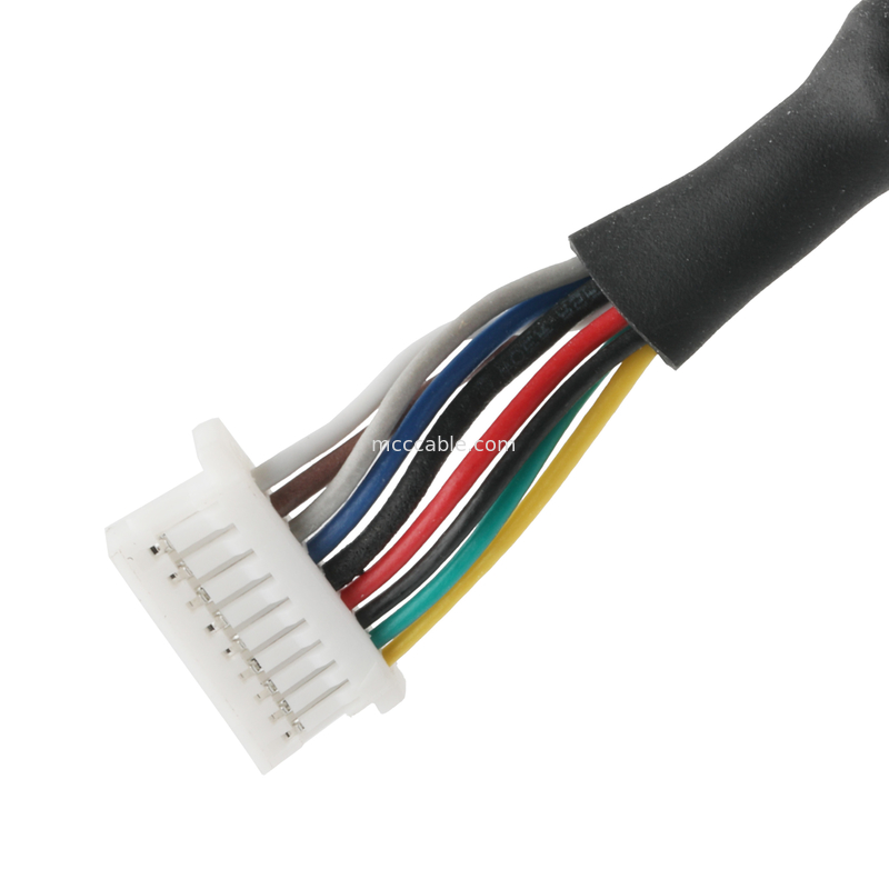 IP67 वाटरप्रूफ कनेक्टर M16 महिला से SH1.0 9P UL 2464 28AWG*4PR+AEB केबल ROHS