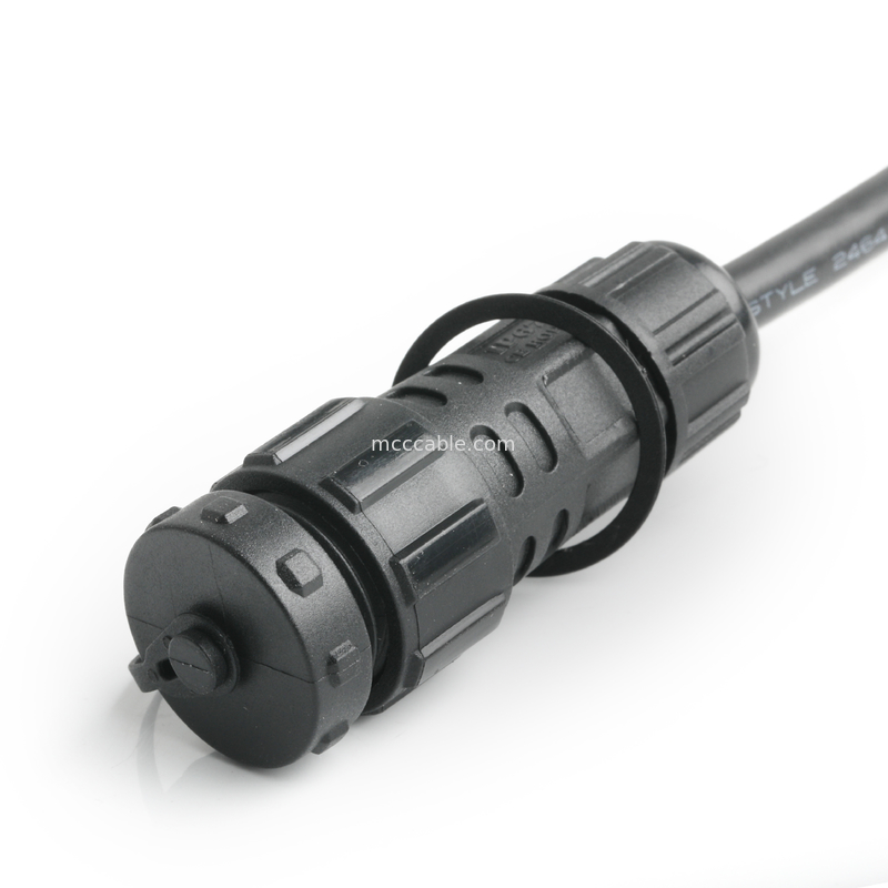 IP67 वाटरप्रूफ कनेक्टर M16 महिला से SH1.0 9P UL 2464 28AWG*4PR+AEB केबल ROHS