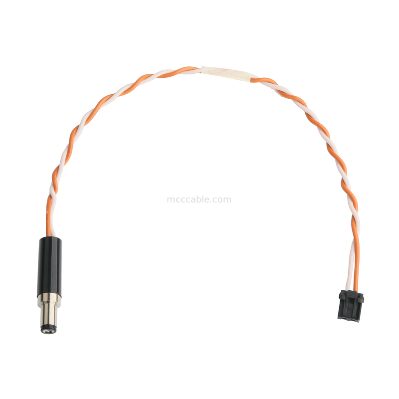 ऑडियो केबल HSG 209209-0002 MX3.0mm पिच 2P से DC PP3-002A PLUG 5.5*2.1mm OEM/ODM