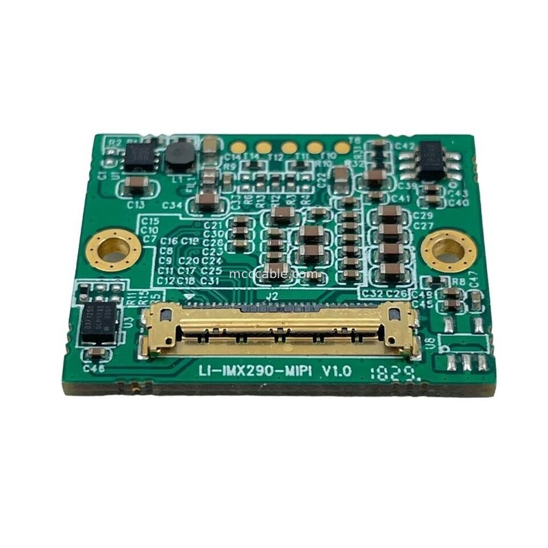 औद्योगिक कैमरे ड्रोन बोर्ड LI-IMX290-MIPI 20525-030E-02 माइक्रो कोएक्सियल कनेक्टर असेंबली 20Gbps/ लेन