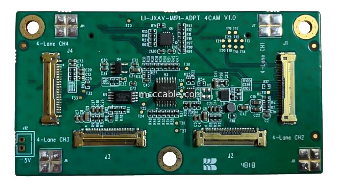 औद्योगिक कैमरे ड्रोन बोर्ड LI-IMX290-MIPI 20525-030E-02 माइक्रो कोएक्सियल कनेक्टर असेंबली 20Gbps/ लेन