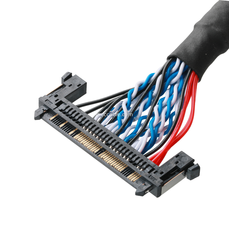 JAE FI-RE51HL-51Pin To  DF13-40DS वायर केबल UL1061 30AWG लंबाई अनुकूलित OEM/ODM