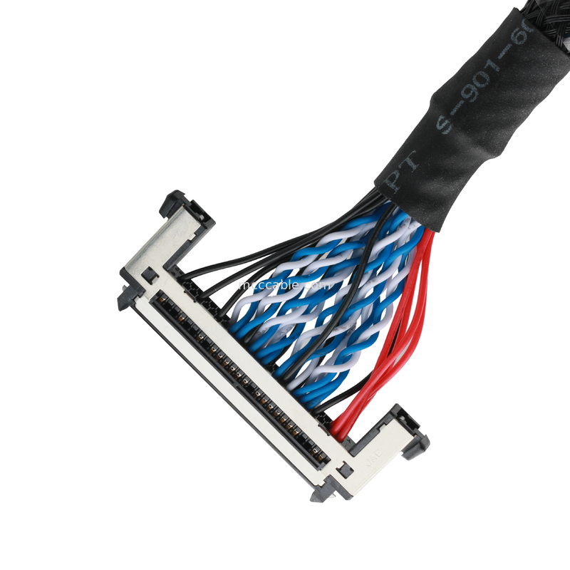 JAE FI-RE51HL-51Pin To  DF13-40DS वायर केबल UL1061 30AWG लंबाई अनुकूलित OEM/ODM
