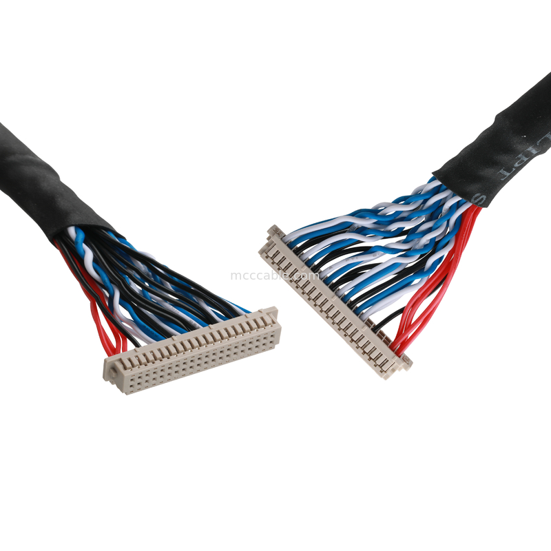 JAE FI-RE51HL-51Pin To  DF13-40DS वायर केबल UL1061 30AWG लंबाई अनुकूलित OEM/ODM