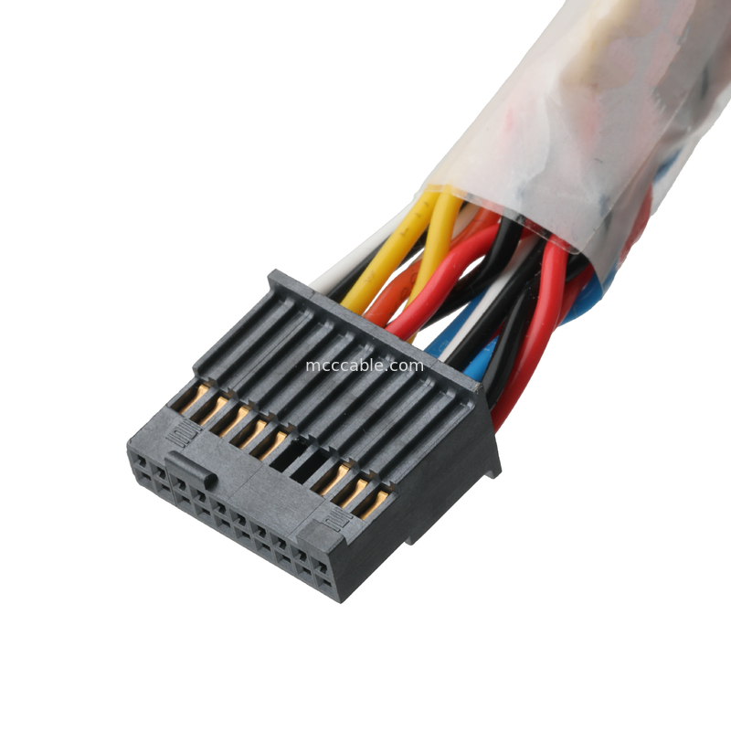 SAMTEC CONNECTOR 1.27MM पिच डुअलरो 20P सर्किट 28-30 AWG सर्वर बोर्ड केबल वायर कनेक्टर्स