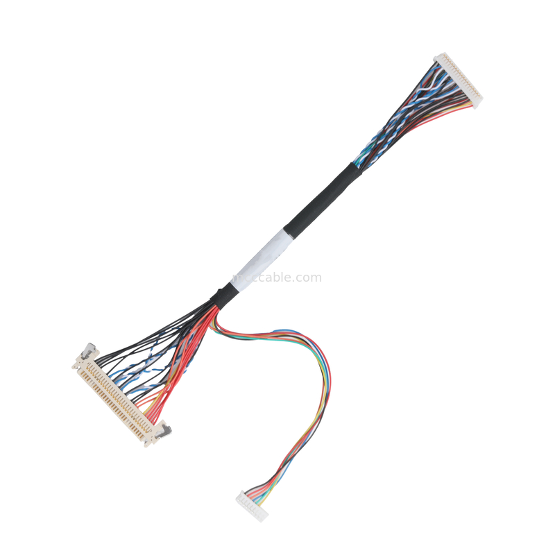एलवीडीएस केबल FI-X30HL 30P से DF20A-40P या 9P एचएसजी केबल समाक्षीय कनेक्टर OEM/ODM