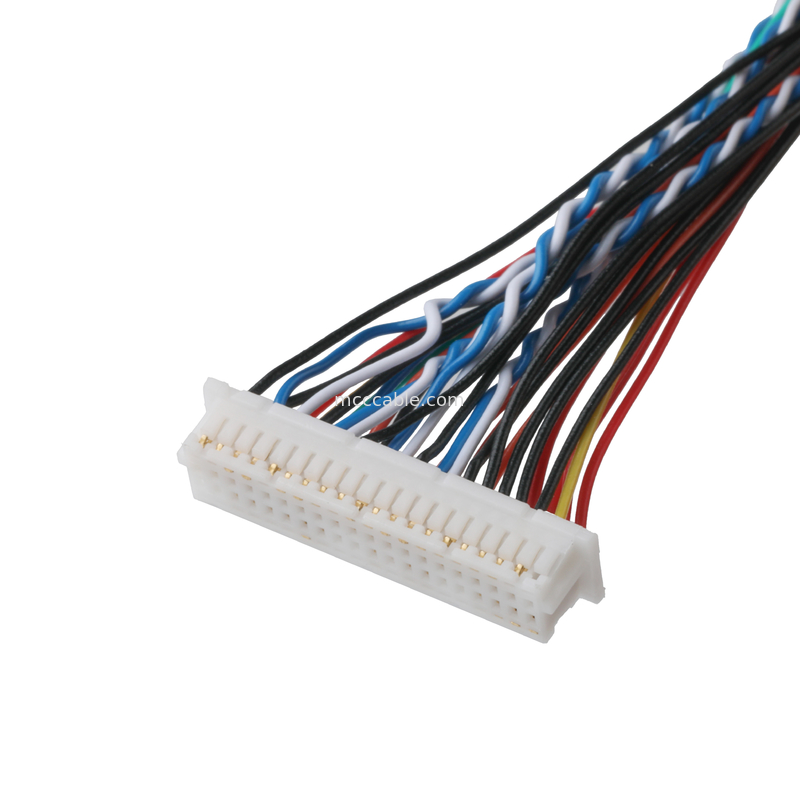 एलवीडीएस केबल FI-X30HL 30P से DF20A-40P या 9P एचएसजी केबल समाक्षीय कनेक्टर OEM/ODM