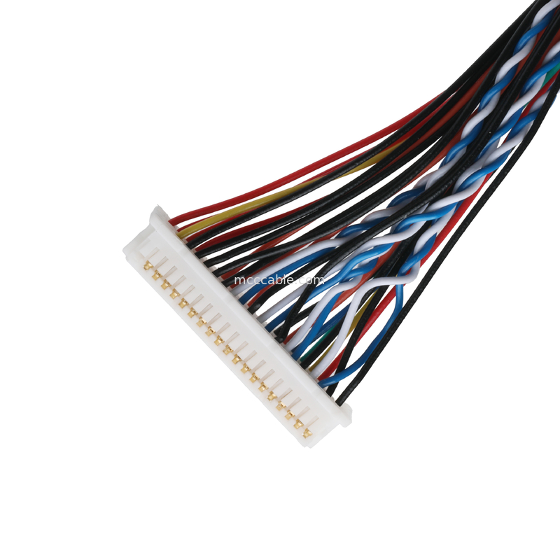 एलवीडीएस केबल FI-X30HL 30P से DF20A-40P या 9P एचएसजी केबल समाक्षीय कनेक्टर OEM/ODM