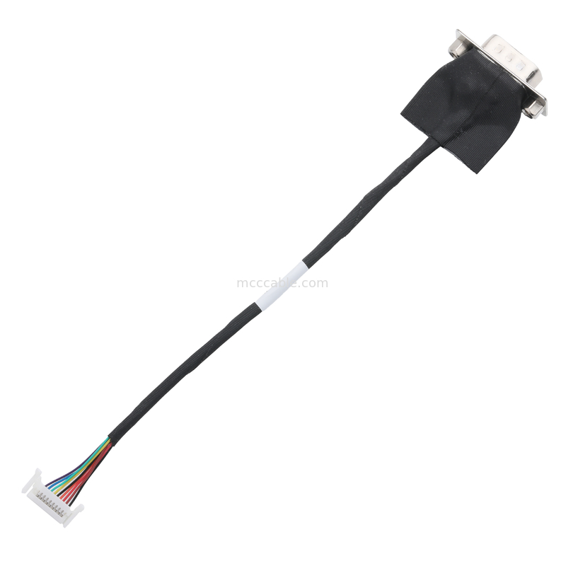 DB-9Pin LVDS केबल असेंबली D-SUB-9P पुरुष सोल्डर से TU1.0 20Pin TU1002HN0-20 वायर कनेक्टर OEM/ODM