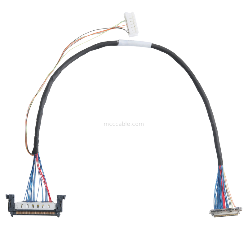 JAE FI-RE51-HL और JST EHR-7 से 20679-040T-01 LVDS EDP केबल माइक्रो कोएक्सियल केबल