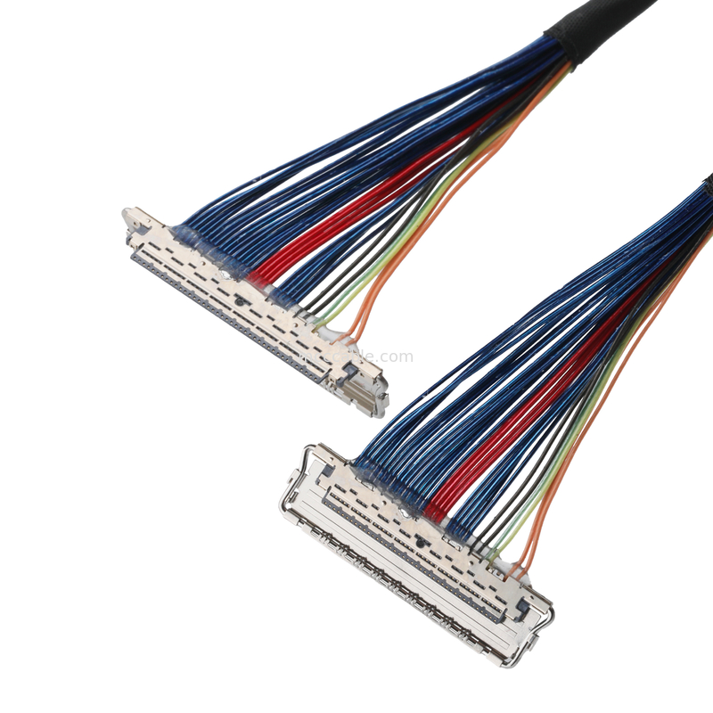JAE FI-RE51-HL और JST EHR-7 से 20679-040T-01 LVDS EDP केबल माइक्रो कोएक्सियल केबल