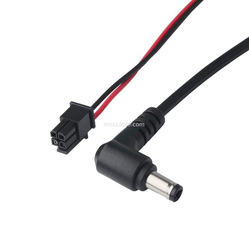 XHB-12P से M8 CONN केबल असेंबली और डीसी CONN या 43025-0400 CONN पिच 3.0 मिमी OEM/ODM
