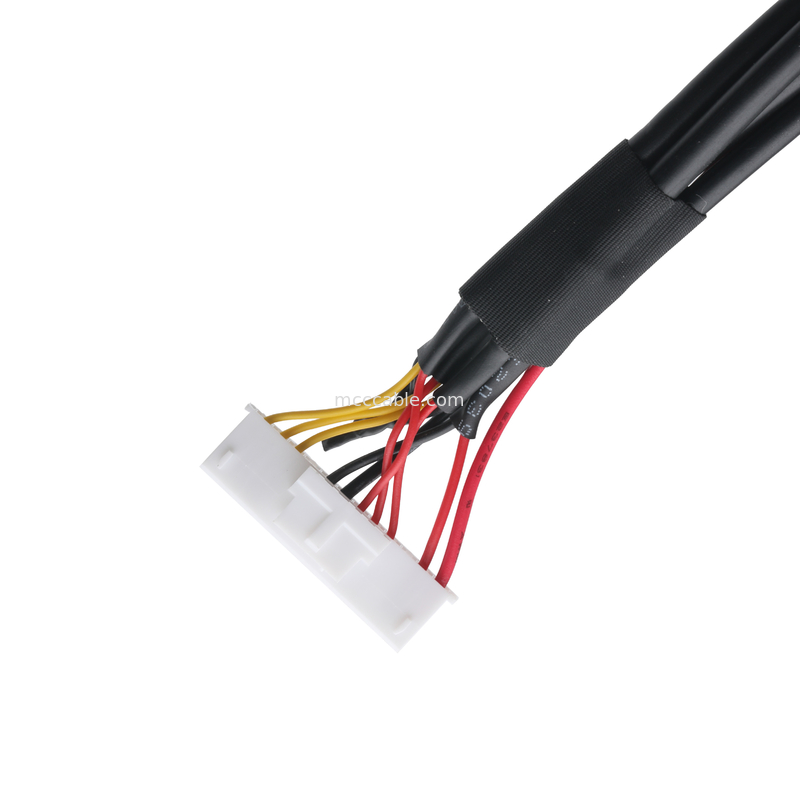 XHB-12P से M8 CONN केबल असेंबली और डीसी CONN या 43025-0400 CONN पिच 3.0 मिमी OEM/ODM