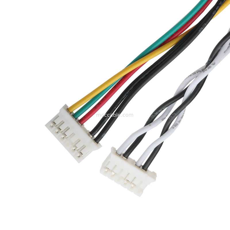 D-SUB-9Pin MALE to JST PHR-6 और PHR-6 कस्टम केबल असेंबली कनेक्टर्स