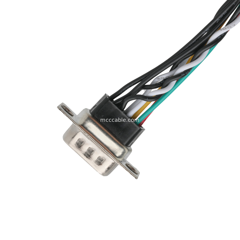 D-SUB-9Pin MALE to JST PHR-6 और PHR-6 कस्टम केबल असेंबली कनेक्टर्स