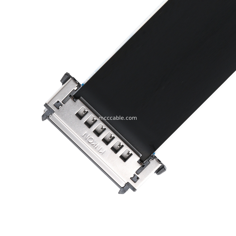 RE51 CONNGolden Pins UP FPC FFC केबल 51Pin 0.5mm पिच लचीला फ्लैट केबल 300mm लंबाई