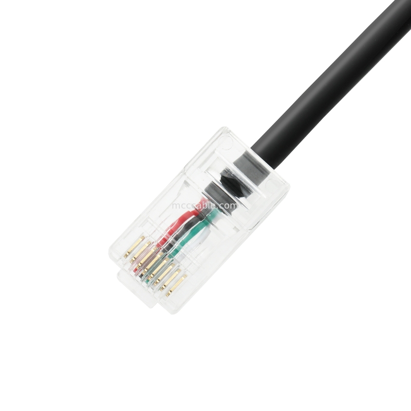 FT234X 5V PCBA USB-A से RJ45 सीरियल केबल 8p8c RS232 संचार लाइन के साथ संगत