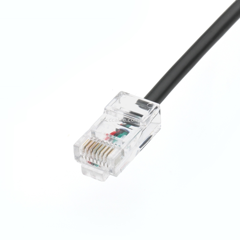 FT234X 5V PCBA USB-A से RJ45 सीरियल केबल 8p8c RS232 संचार लाइन के साथ संगत