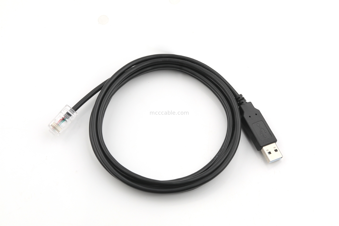 FT234X 5V PCBA USB-A से RJ45 सीरियल केबल 8p8c RS232 संचार लाइन के साथ संगत