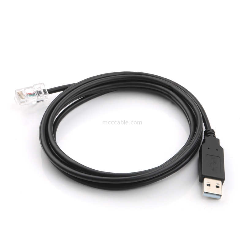 FT234X 5V PCBA USB-A से RJ45 सीरियल केबल 8p8c RS232 संचार लाइन के साथ संगत