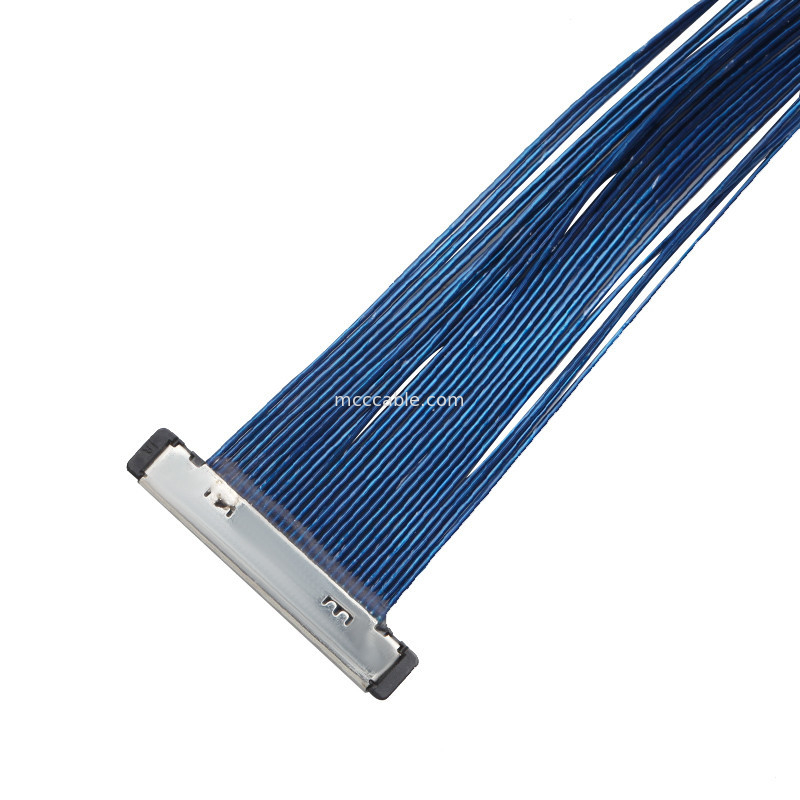 30 पिन EDP  माइक्रो समाक्षीय केबल असेंबली 20380-R30T-06 lvds डिस्प्ले कनेक्टर