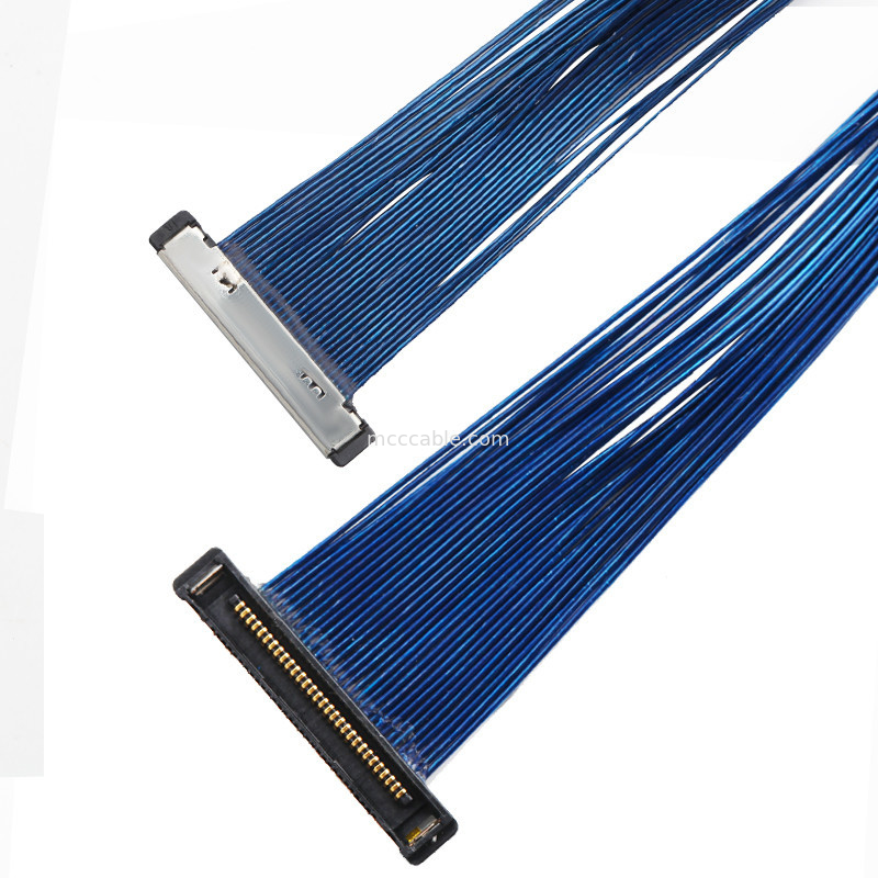 30 पिन EDP  माइक्रो समाक्षीय केबल असेंबली 20380-R30T-06 lvds डिस्प्ले कनेक्टर