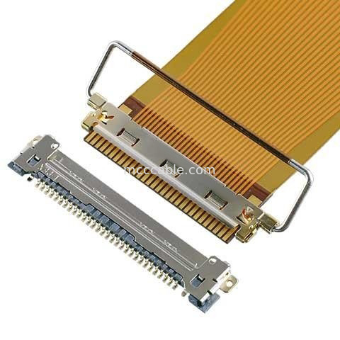 Lvds केबल केबल-VSF 20645-040T-01 40P 0.5 मिमी पिच के लिए तरल क्रिस्टल डिस्प्ले कनेक्शन