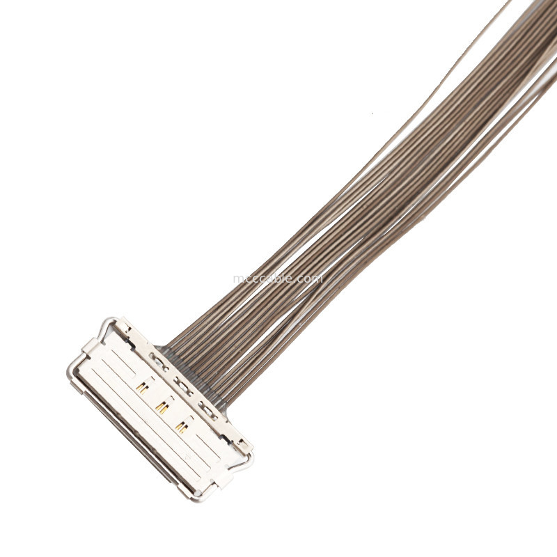 0.4 मिमी पिच LVDS EDP केबल  20679-20p माइक्रो समाक्षीय lvds डिस्प्ले कनेक्टर