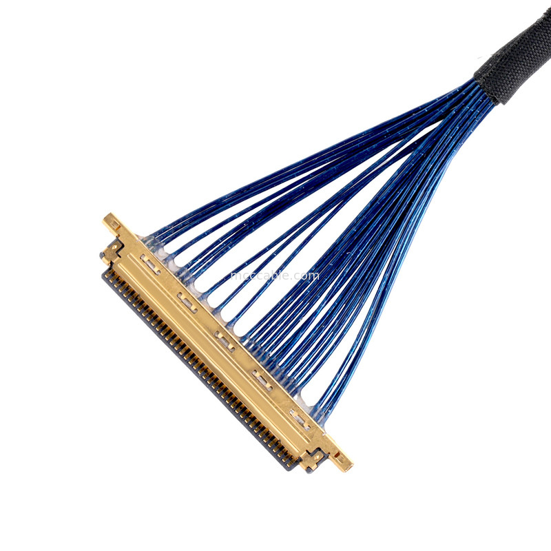 Lvds JAE माइक्रो कोएक्सियल केबल FI JT40C CSH1 से HD1P040MA1 वर्चुअल रियलिटी उपकरणों में उपयोग के लिए