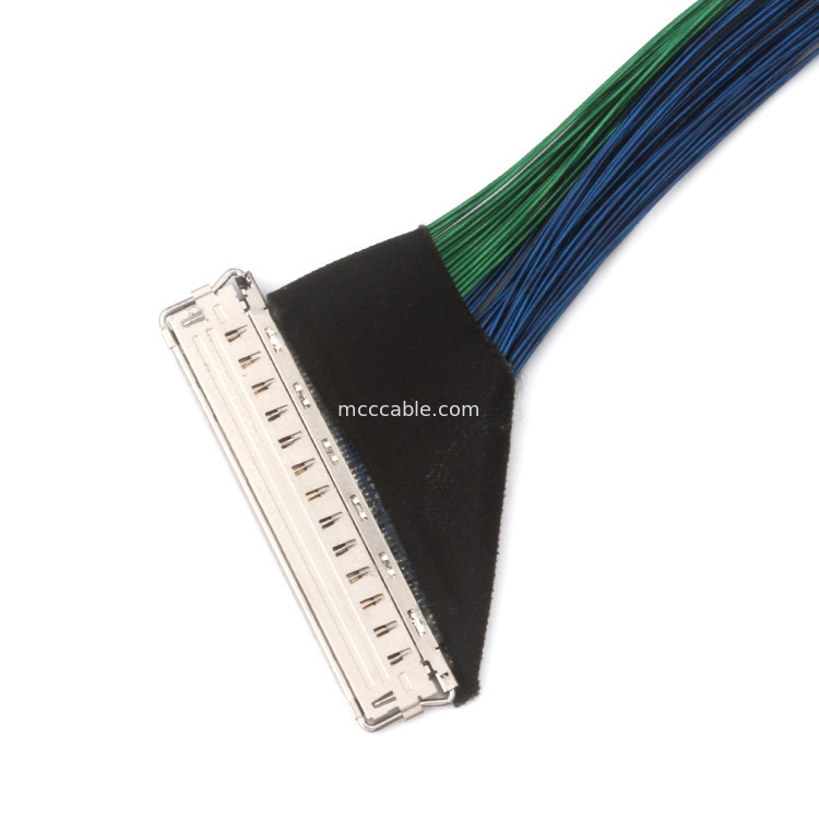 PLUS 20788 060T 01 0.4 मिमी पिच edp lvds 60 पिन माइक्रो कोएक्सियल केबल