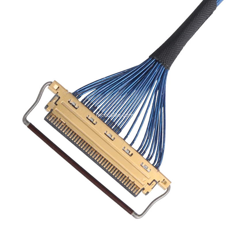 20453-240t-03 से 20453-230t-03 30P 40P 0.5 मिमी पिच 36AWG एलवीडी केबल असेंबली