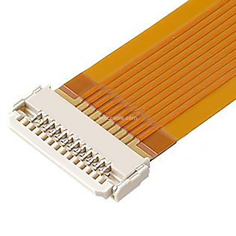 एलसीडी मॉनिटर DW-5 20598-006T-02 0.5mm पिच 6 पिन Fpc के लिए Lvds समाक्षीय केबल कनेक्टर